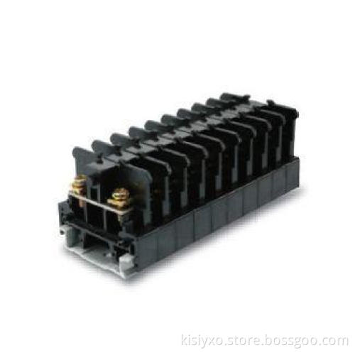 JHY1-16 16A 660V Fuse Din Rail Wire Connector Block Connect